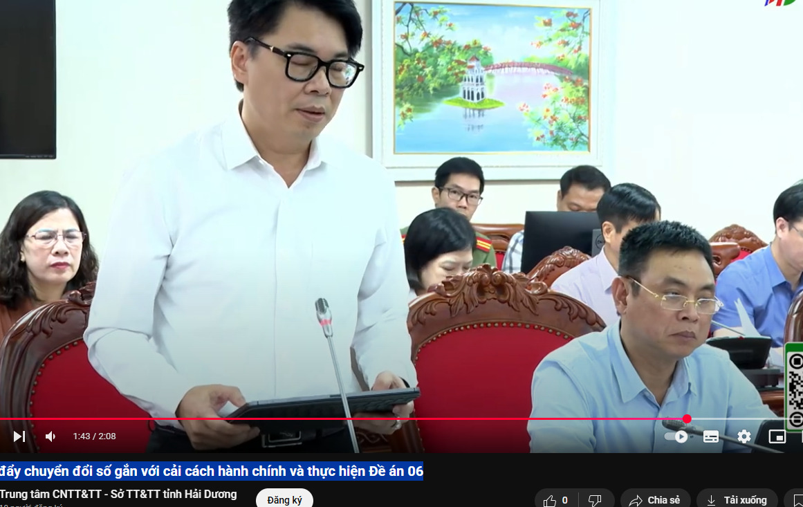 Thúc đẩy chuyển đổi số gắn với cải cách hành chính và thực hiện Đề án 06