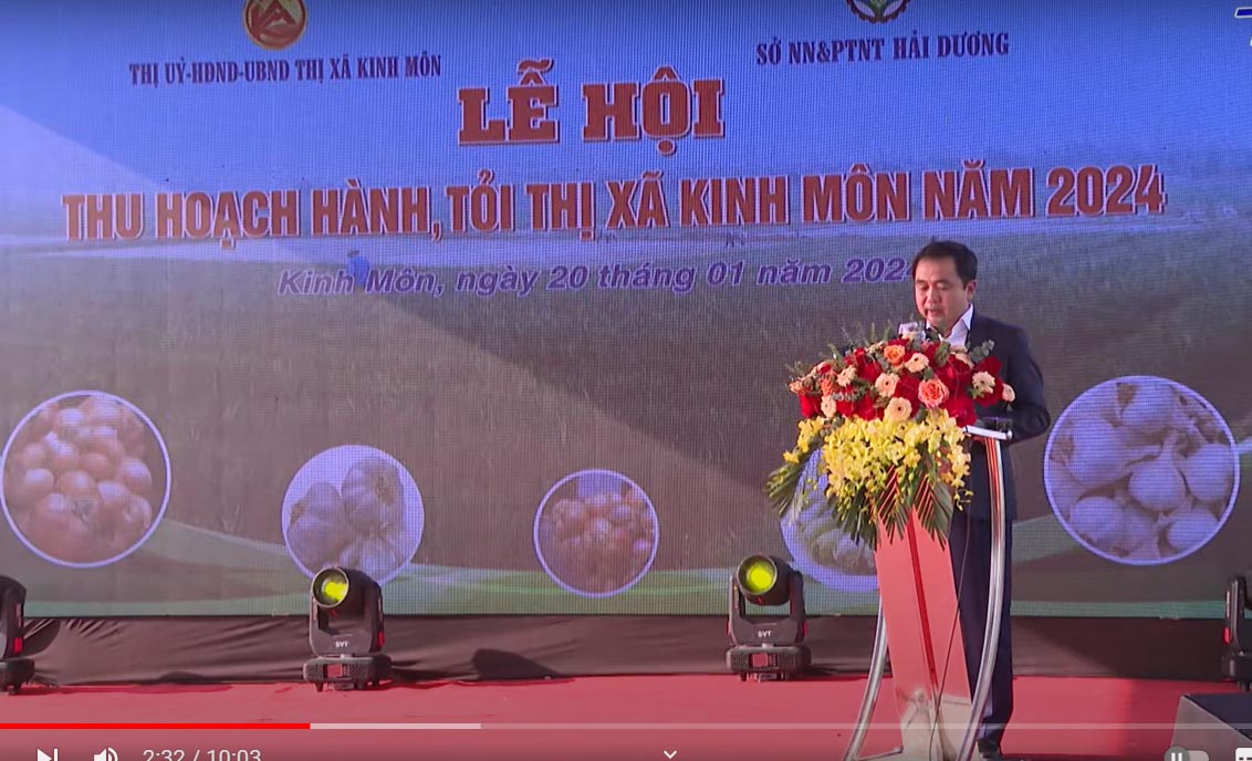 Hải Dương lần đầu tiên tổ chức Lễ hội thu hoạch hành, tỏi