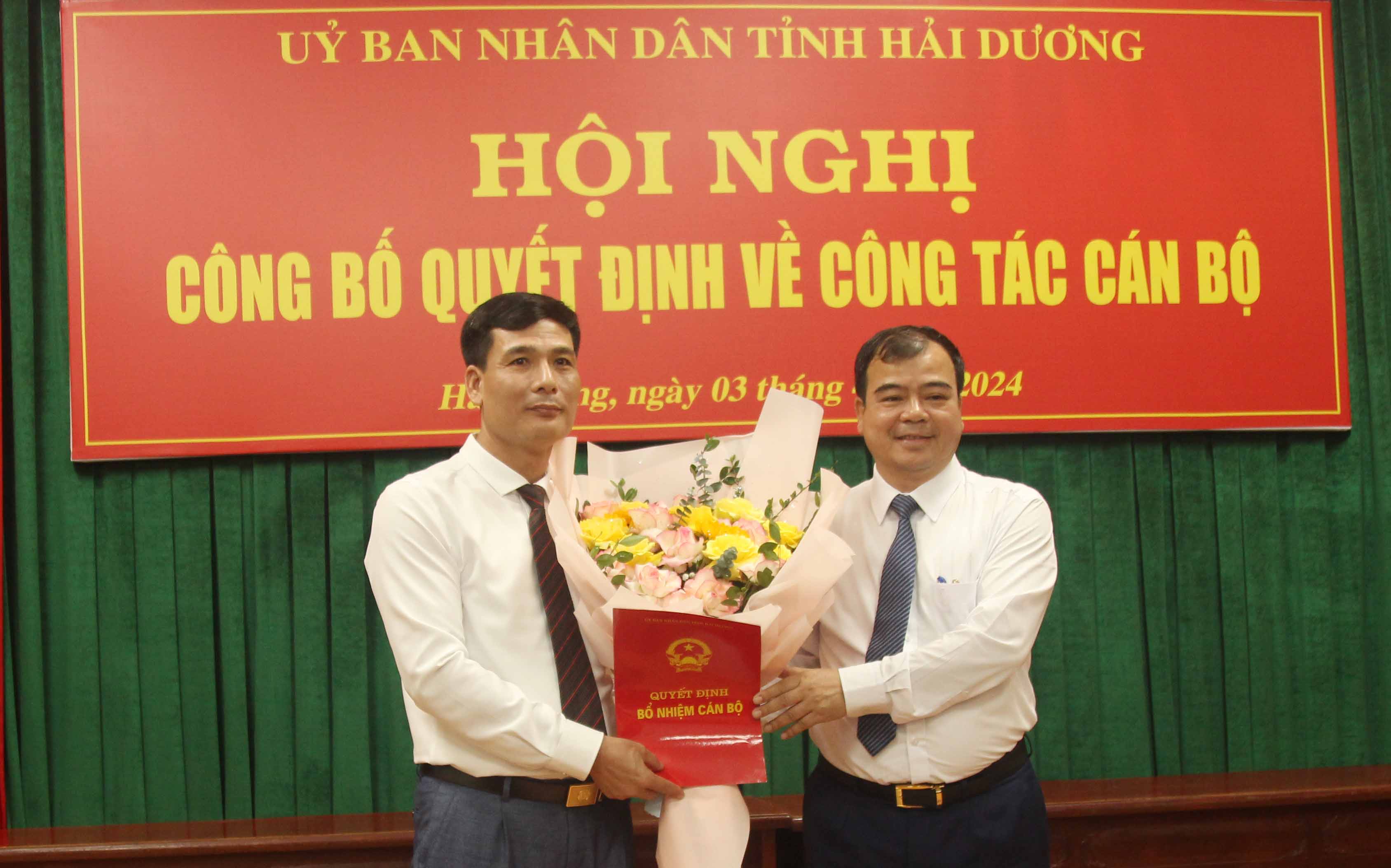 Đồng chí Lưu Xuân Lâm giữ chức vụ Phó Giám đốc Sở Khoa học và Công nghệ Hải Dương