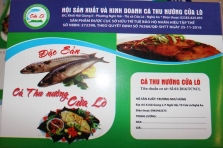 Công bố nhãn hiệu tập thể cá thu nướng Cửa Lò