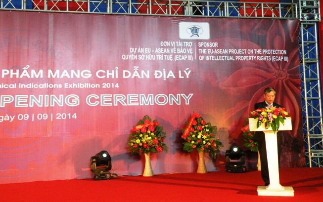 Khai mạc triển lãm quốc tế sản phẩm mang Chỉ dẫn địa lý năm 2014