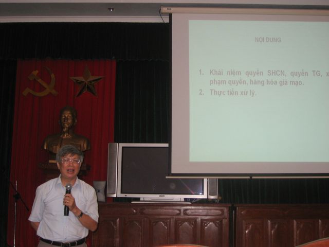 Sở Khoa học và Công nghệ tổ chức tập huấn về sở hữu trí tuệ.