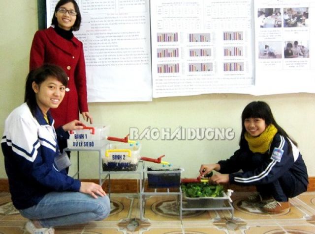 Học sinh say mê nghiên cứu khoa học