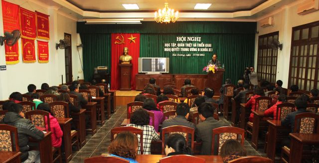 Học tập, quán triệt và triển khai Nghị quyết Trung ương 8 (khóa XI)