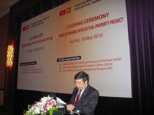 Tổng kết Dự án Việt Nam - Thụy Sỹ về sở hữu trí tuệ